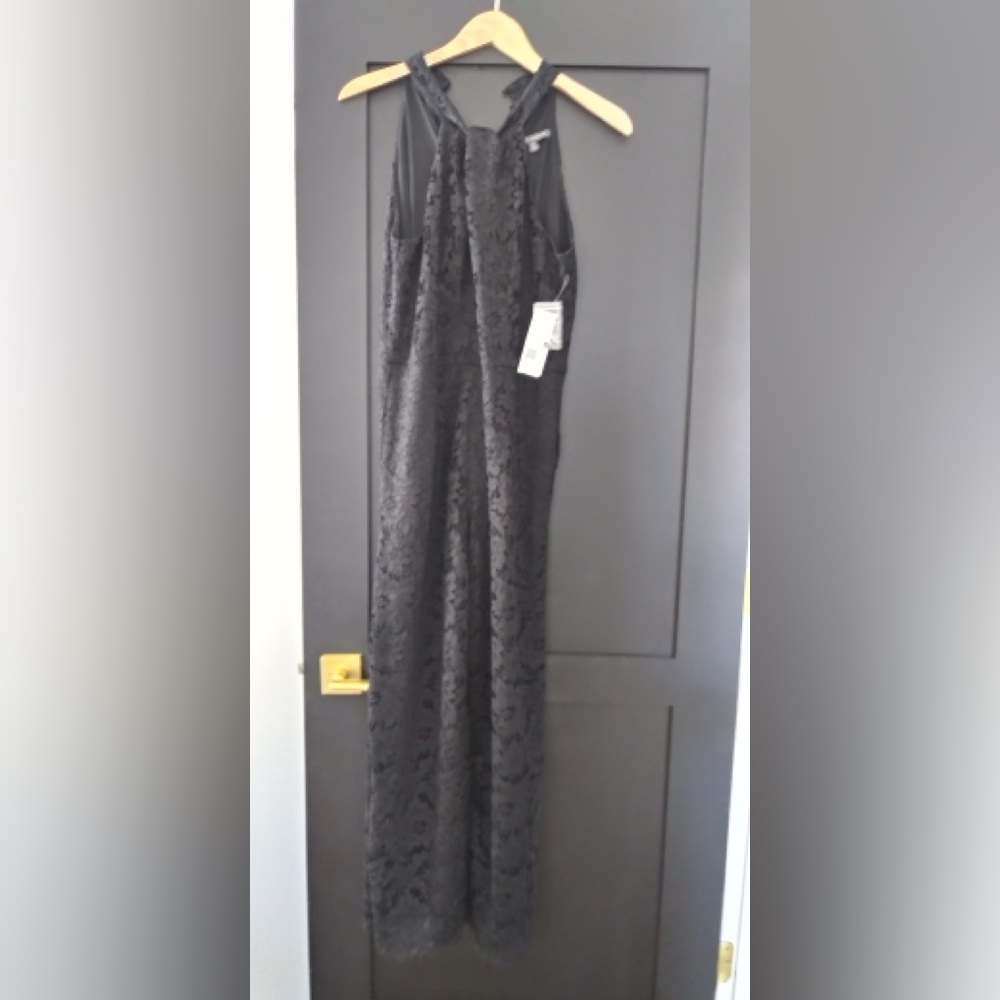 Julia Jordan halter knot neck jumpsuit